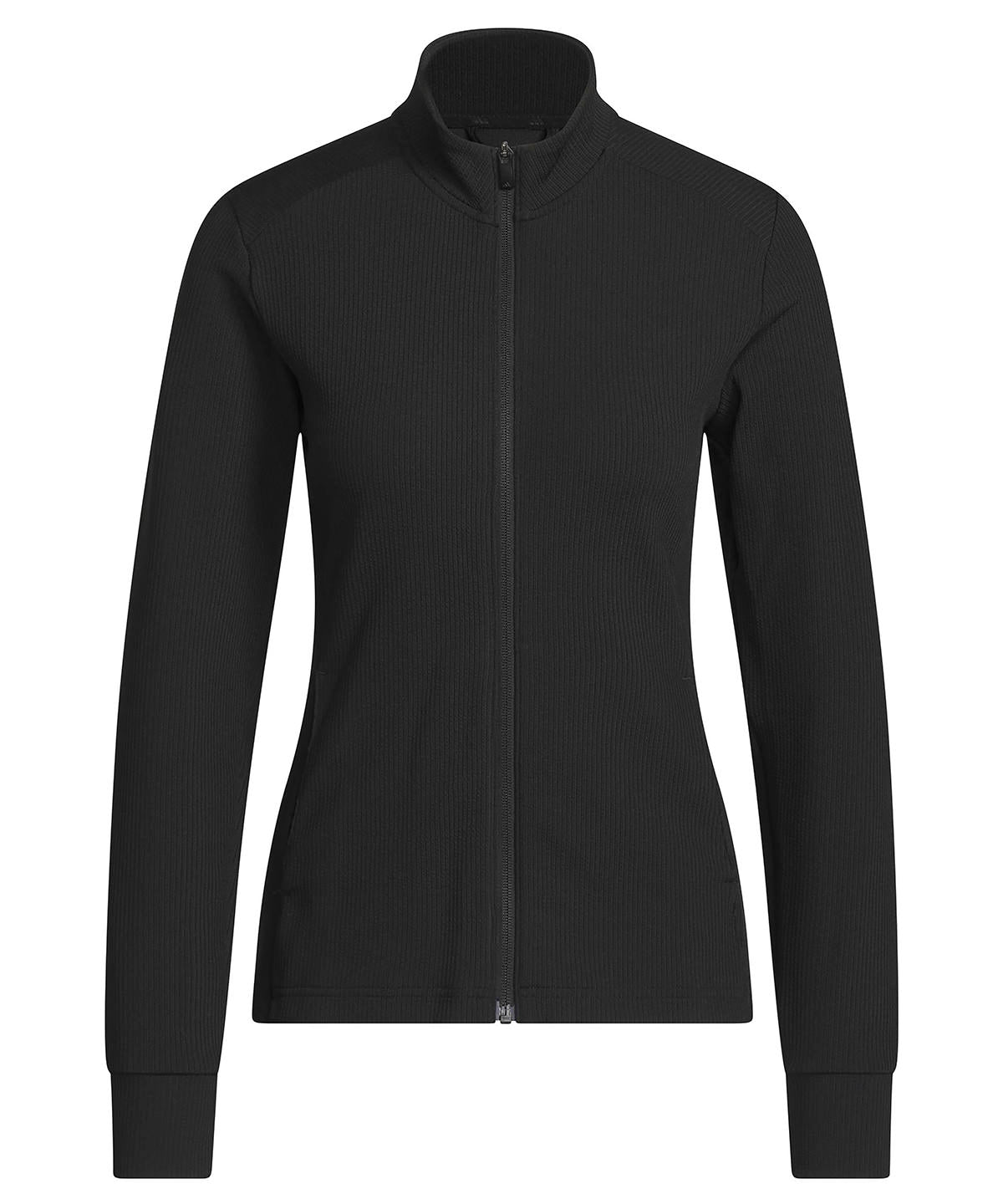 adidas® AD054 Women’s performance texture full-zip jacket in Black