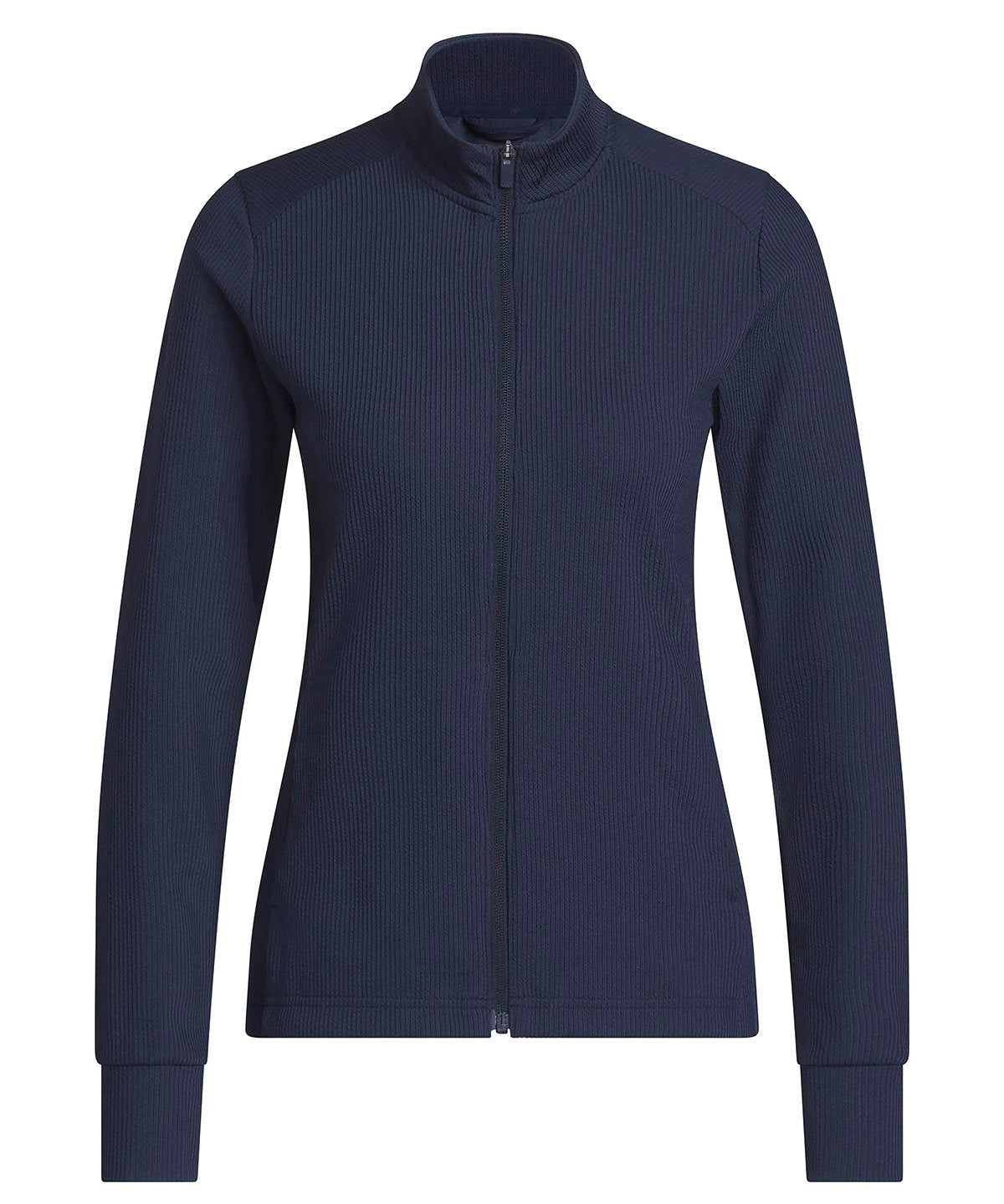 adidas® AD054 Women’s performance texture full-zip jacket in Collegiate Navy
