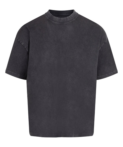 Anthem AM019 Anthem distortion washed t-shirt in Washed Black