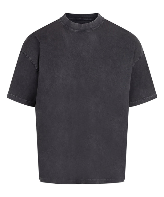 Anthem AM019 Anthem distortion washed t-shirt in Washed Black