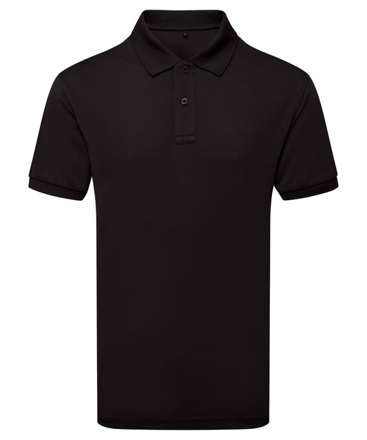 Asquith & Fox AQ002 Men's GlacierTech polo in Black