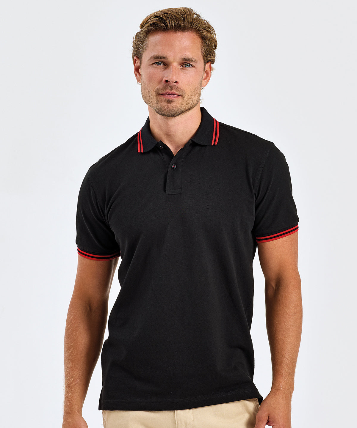 Asquith & Fox AQ011 Classic fit tipped polo