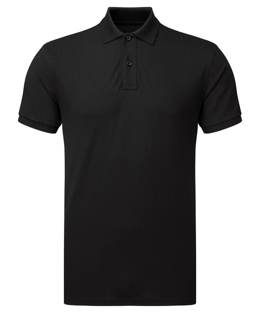 Asquith & Fox AQ015 Men’s polycotton blend polo in Black*