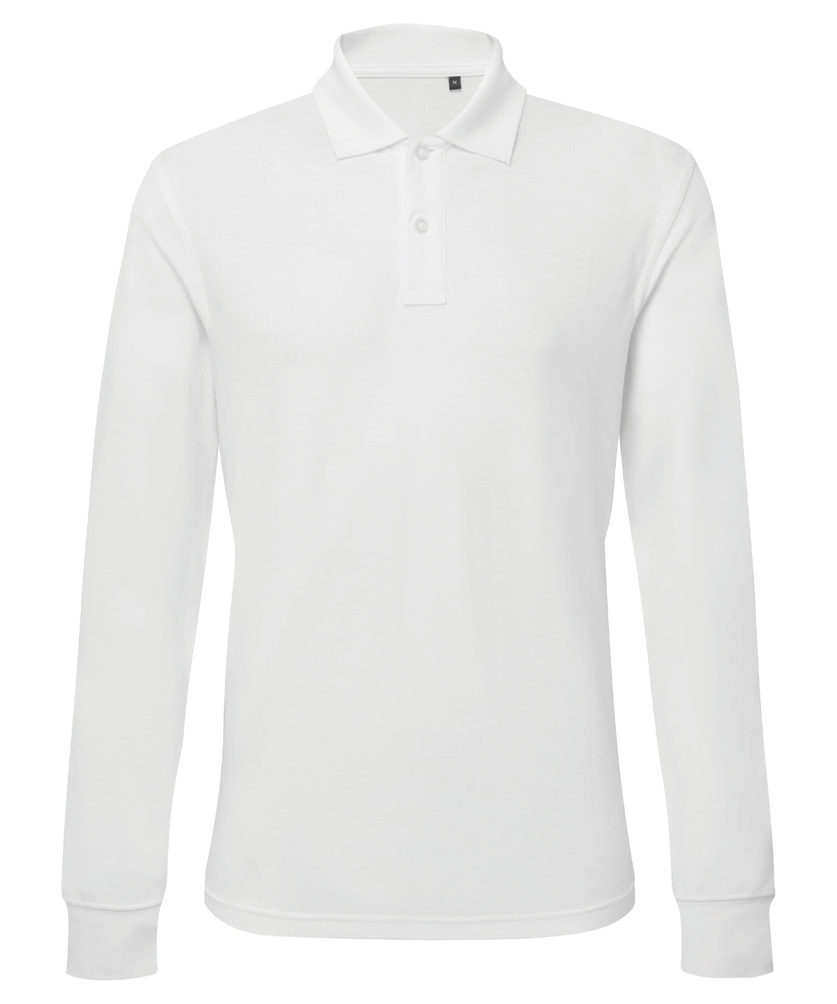Asquith & Fox AQ030 Men's classic fit long sleeved polo in White