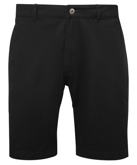 Asquith & Fox AQ051 Men's chino shorts in Black