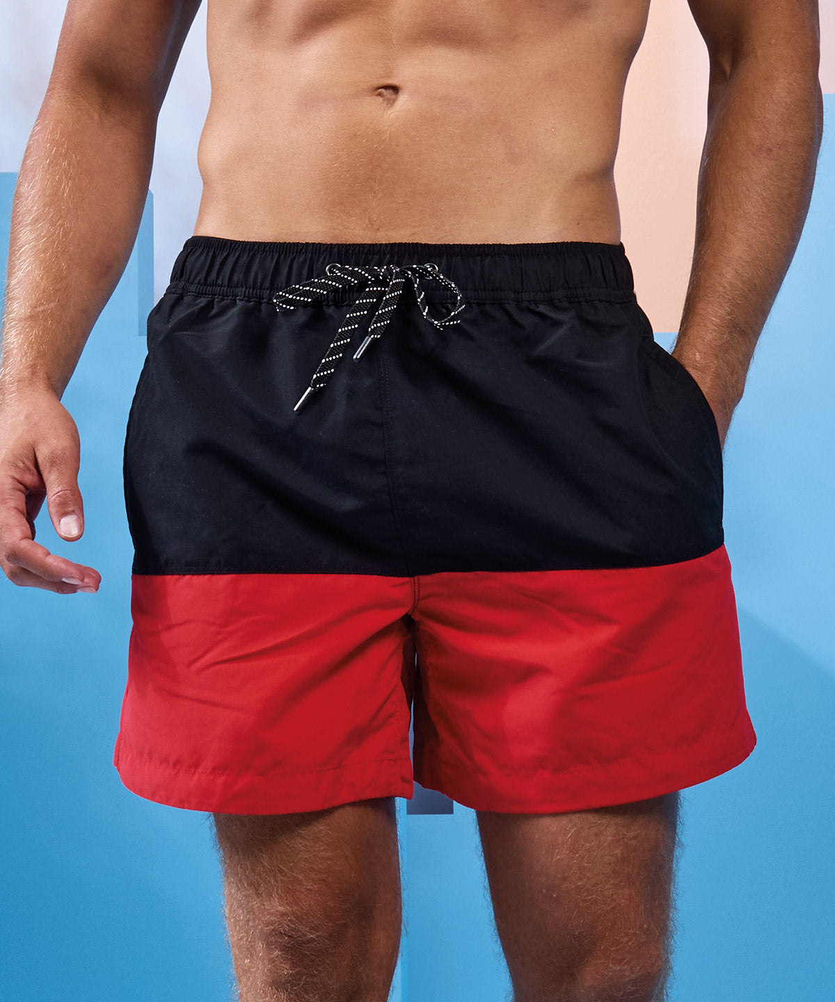 Asquith & Fox AQ056 Block colour swim shorts