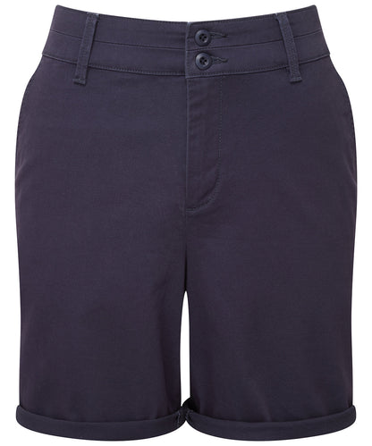 Asquith & Fox AQ068 Women’s ultimate chino shorts in Navy