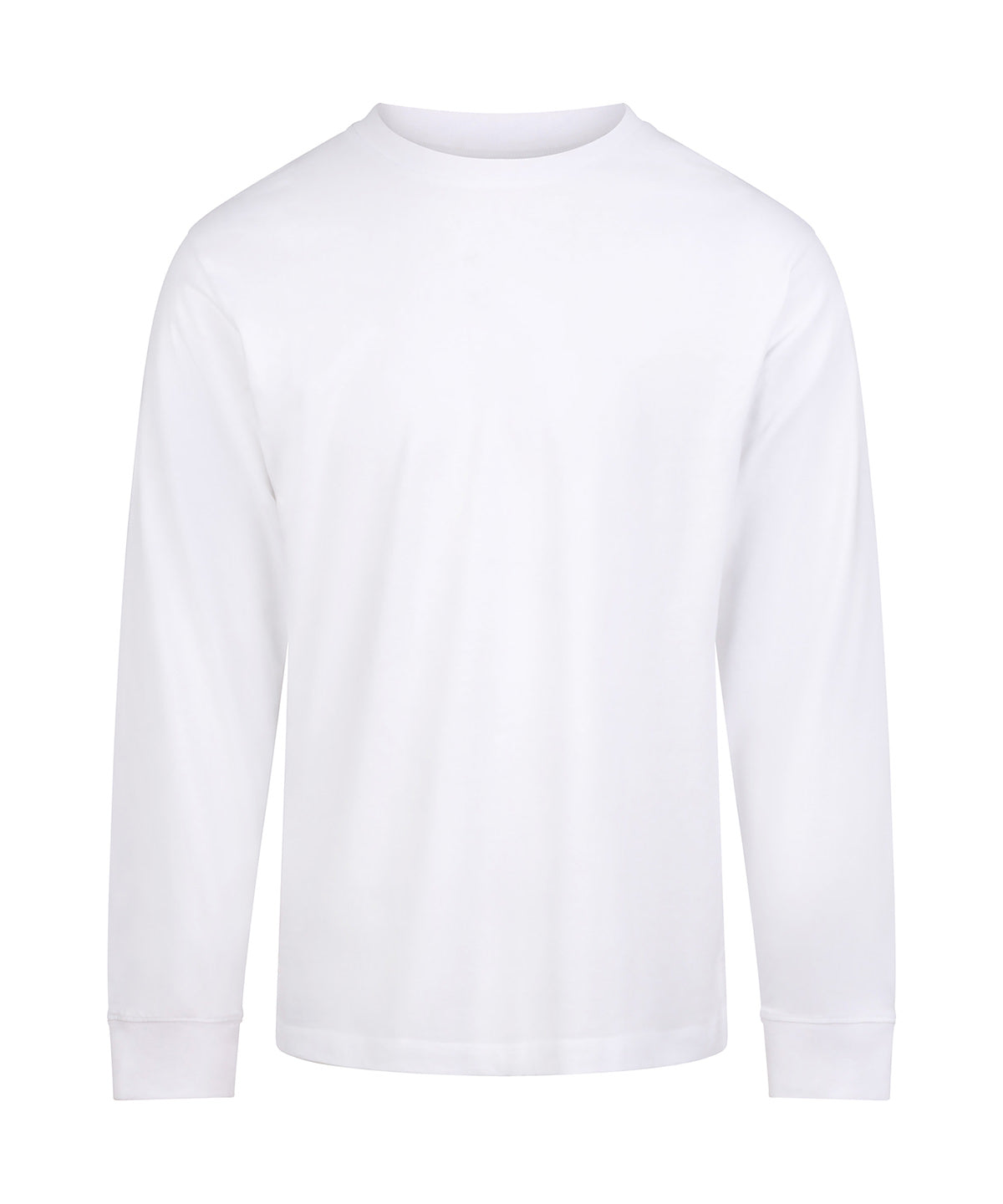 AWDis AT012 AWDis 180 long sleeve T in Arctic White
