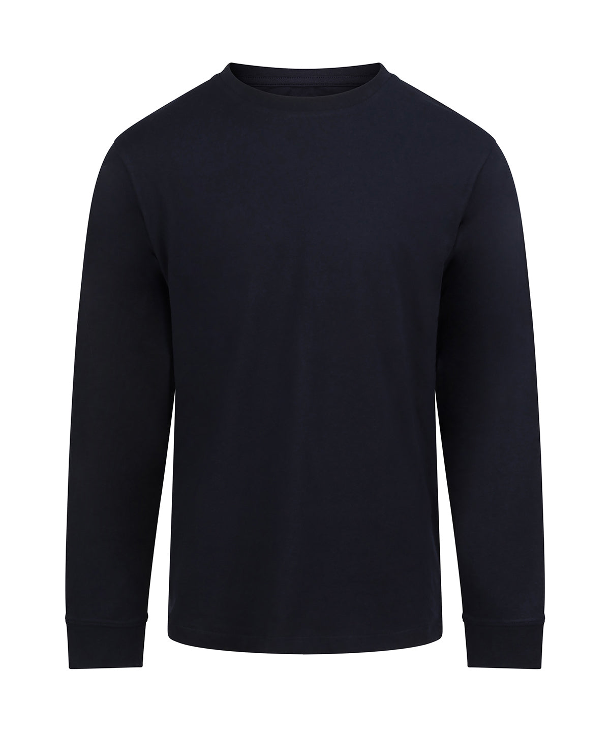 AWDis AT012 AWDis 180 long sleeve T in Deep Black