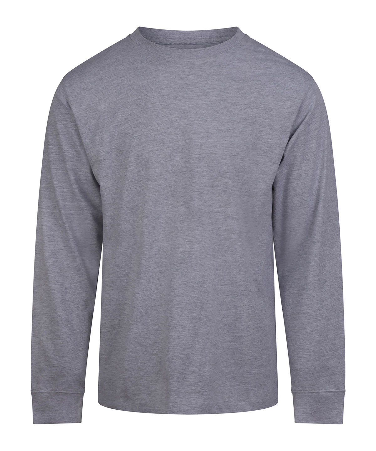 AWDis AT012 AWDis 180 long sleeve T in Heather Grey