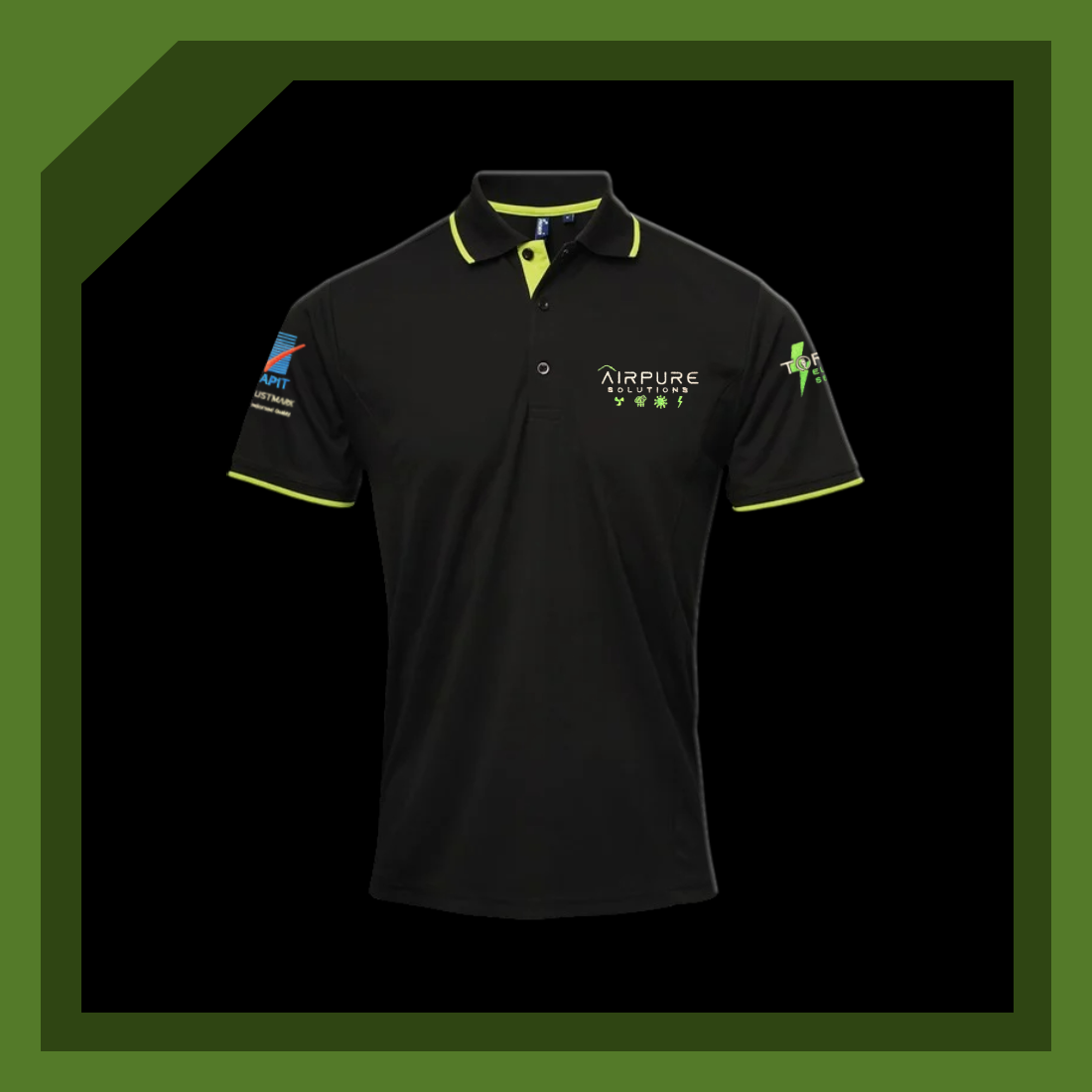 PR618 Contrast Coolchecker® polo - Airpure