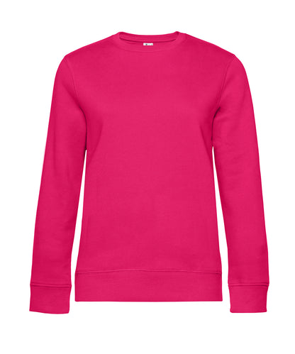 B&C Collection B010F B&C Queen crew neck in Magenta Pink