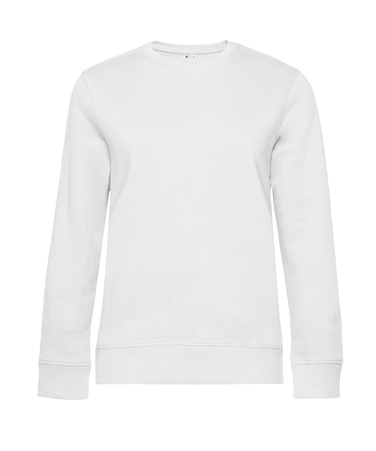 B&C Collection B010F B&C Queen crew neck in White*
