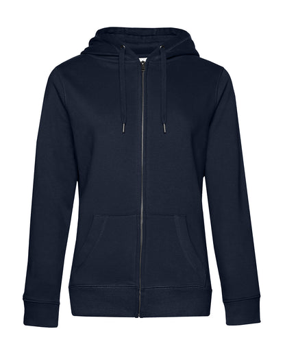 B&C Collection B012F B&C Queen zipped hooded in Navy Blue*