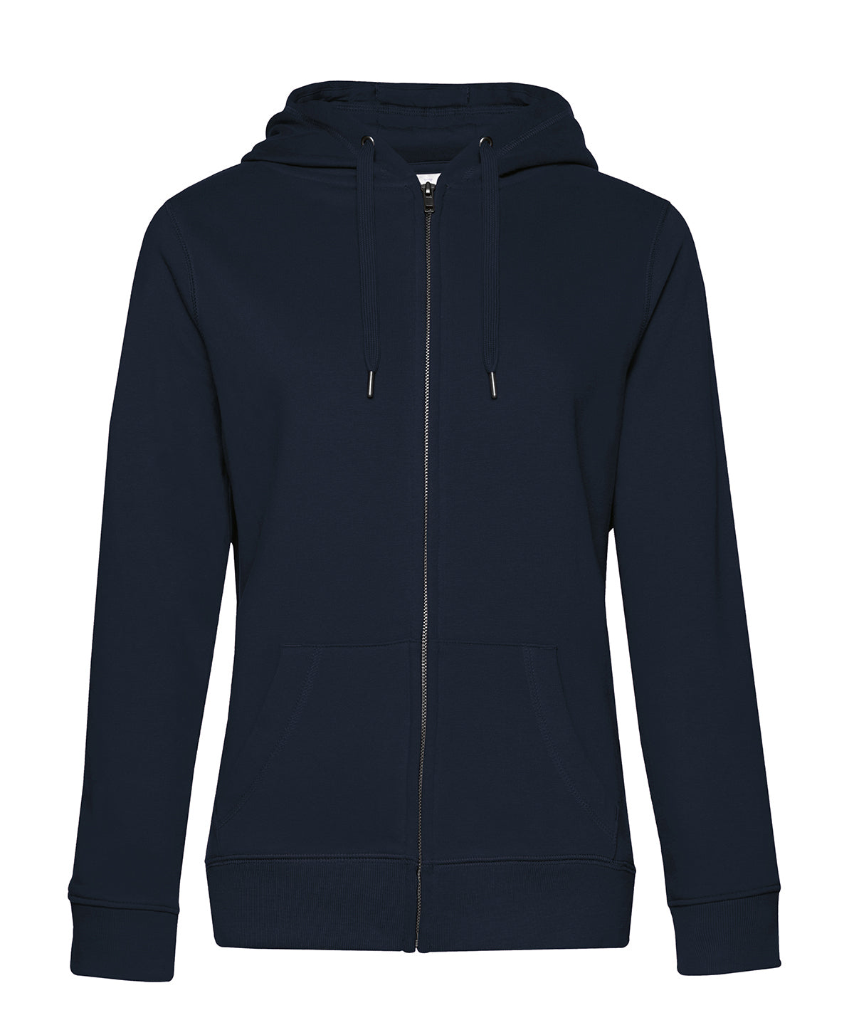 B&C Collection B012F B&C Queen zipped hooded in Navy