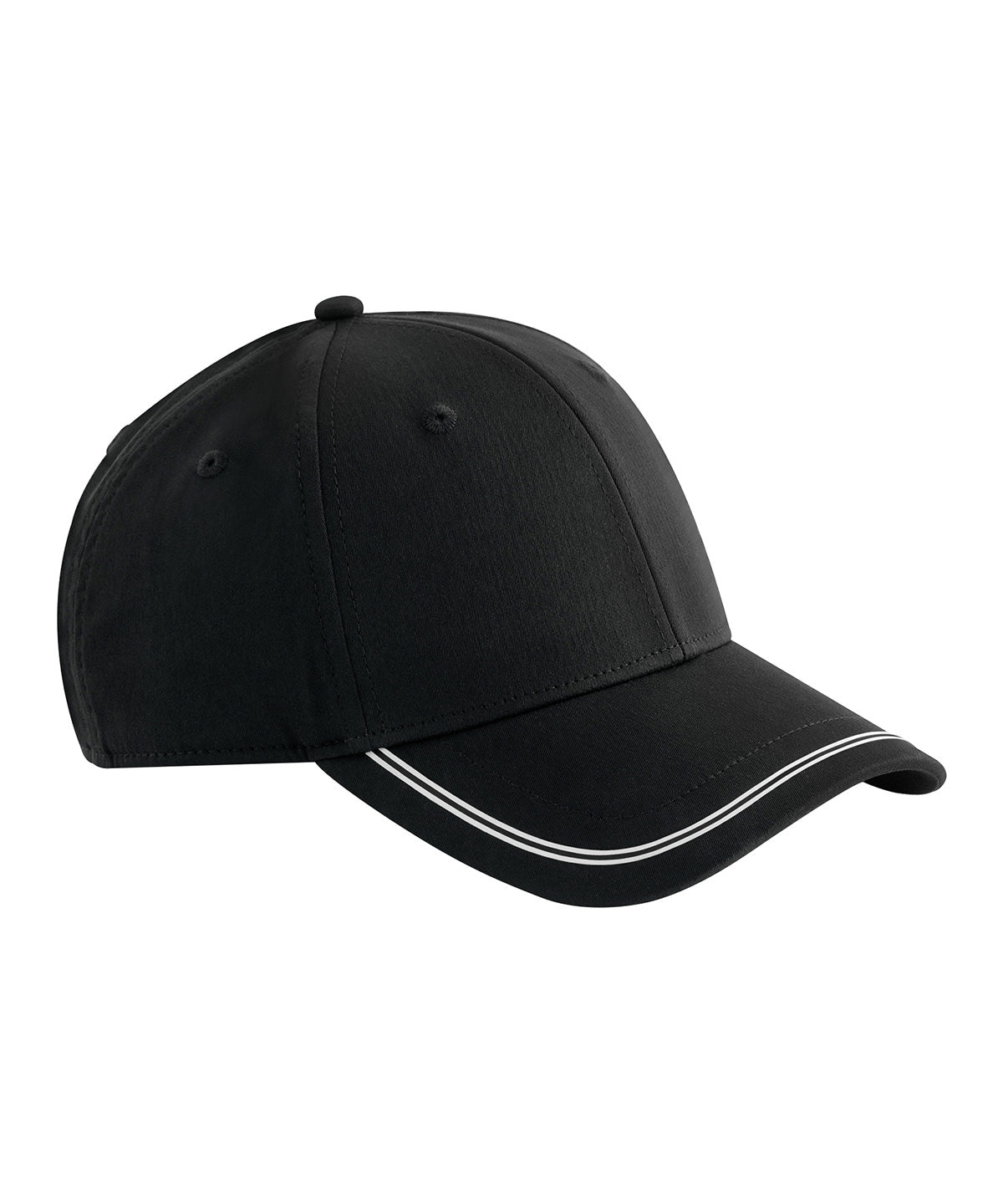 Beechfield B166R Match day cap in Black/White