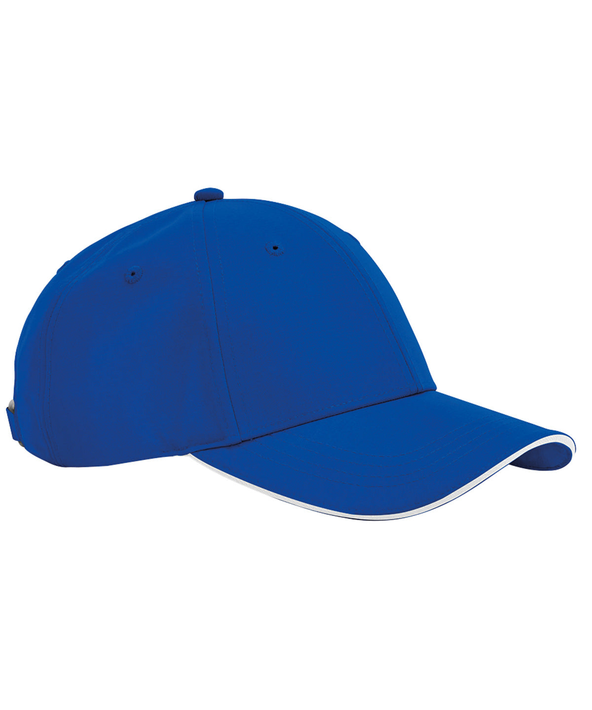 Beechfield B195R Team sports-tech cap in Bright Royal/White