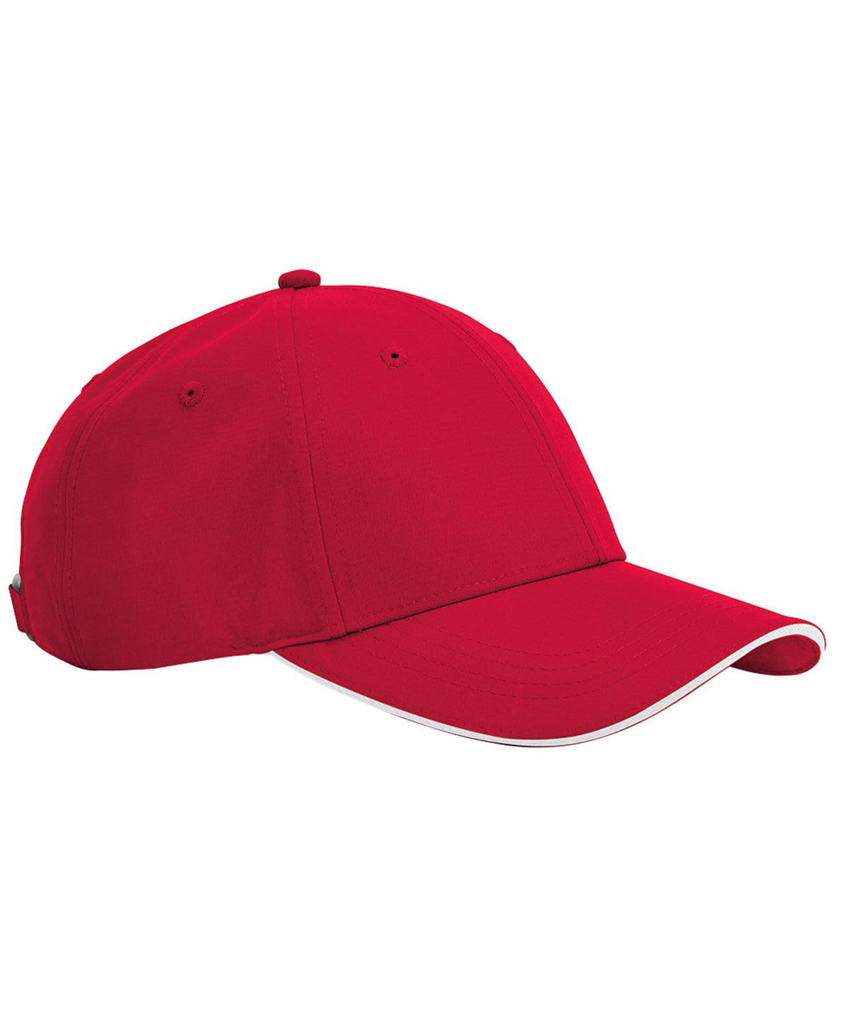 Beechfield B195R Team sports-tech cap in Classic Red/White
