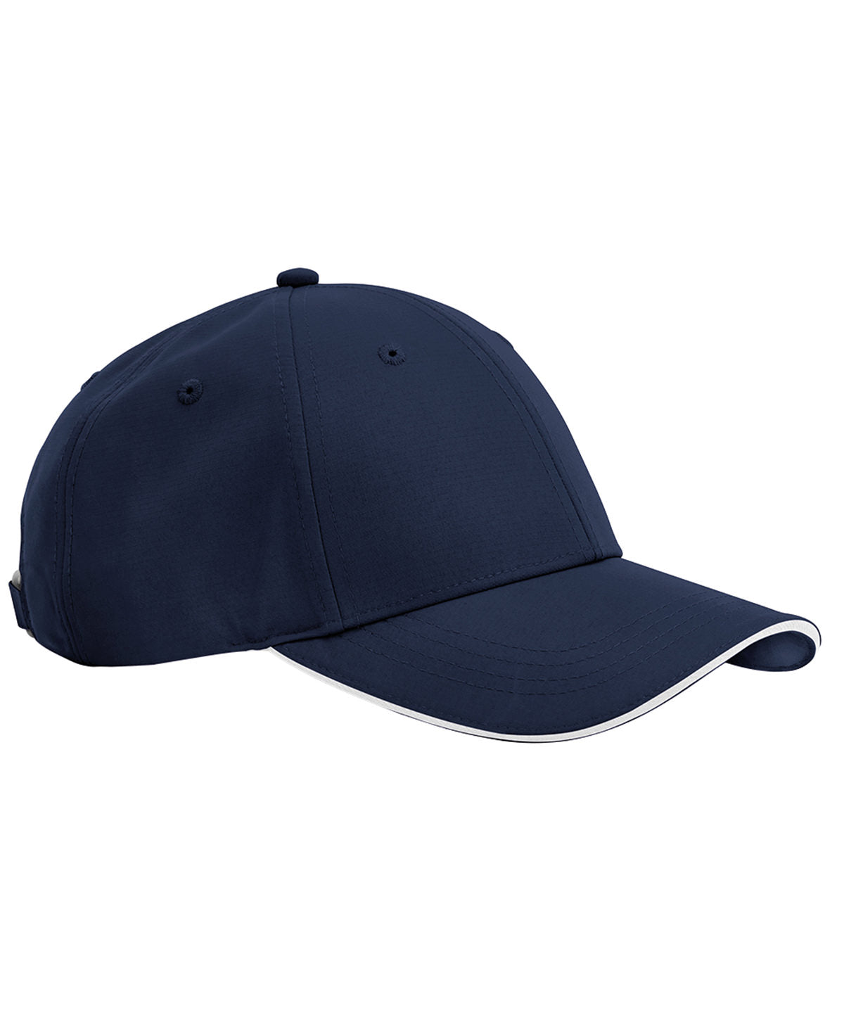 Beechfield B195R Team sports-tech cap in French Navy/White