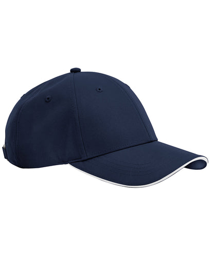 Beechfield B195R Team sports-tech cap in French Navy/White