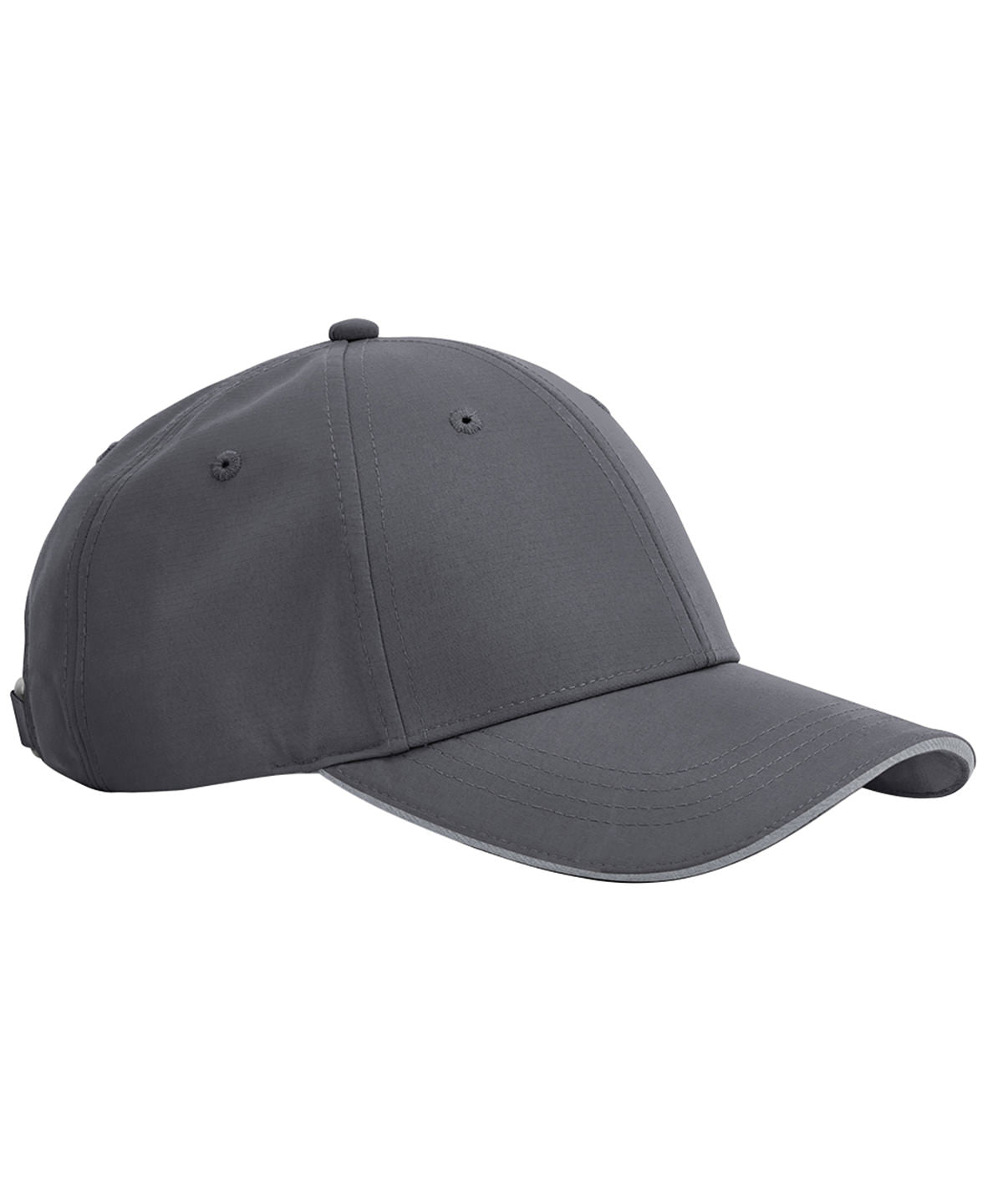 Beechfield B195R Team sports-tech cap in Graphite Grey/Light Grey