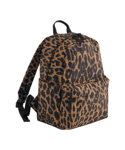 Bagbase B195S Leopard print mini backpack in Leopard Print