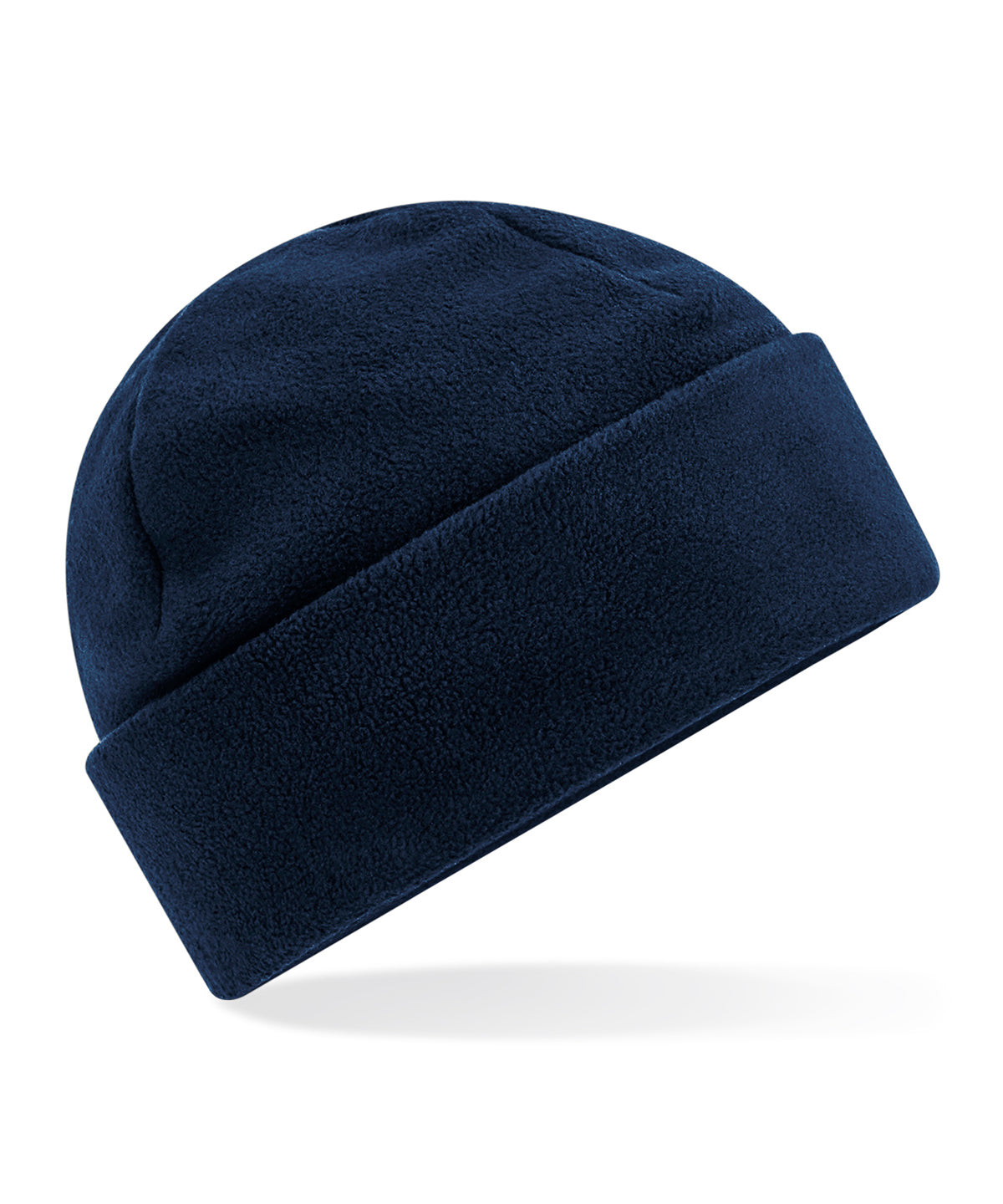 Beechfield B243R Recycled fleece cuffed beanie in French Navy