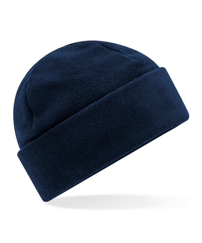 Beechfield B243R Recycled fleece cuffed beanie in French Navy