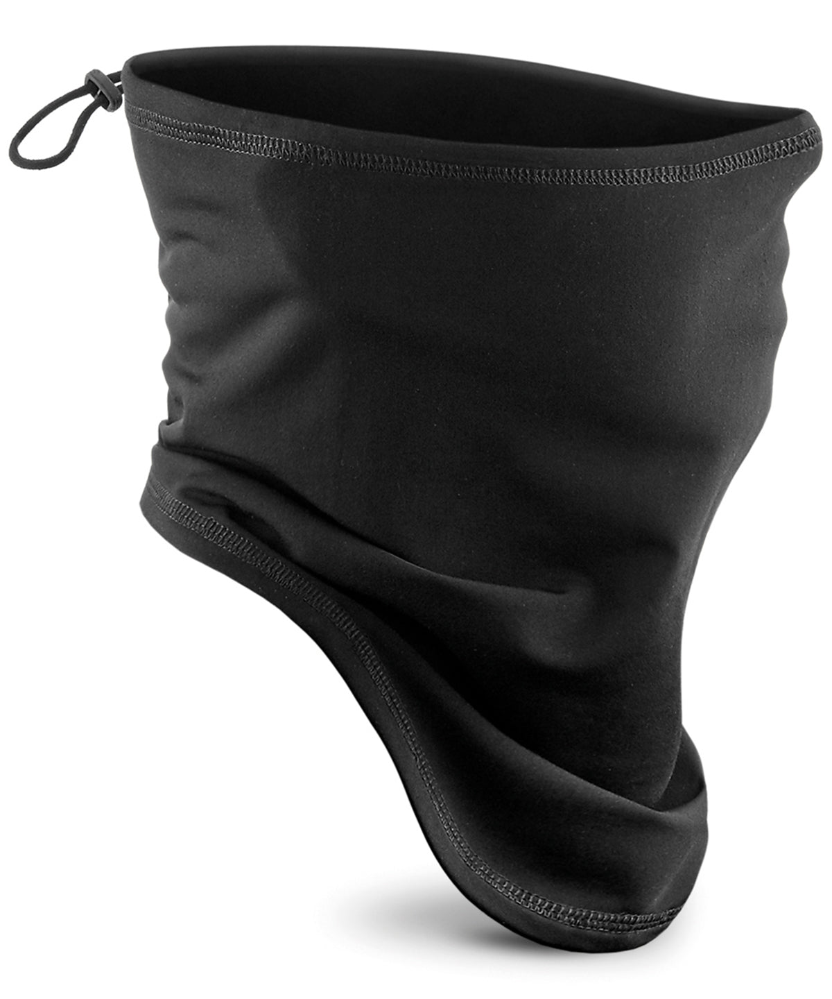 Beechfield B320B Junior softshell sports tech neck warmer in Black