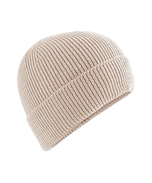 Beechfield B325R Streetlite reflective beanie in Almond