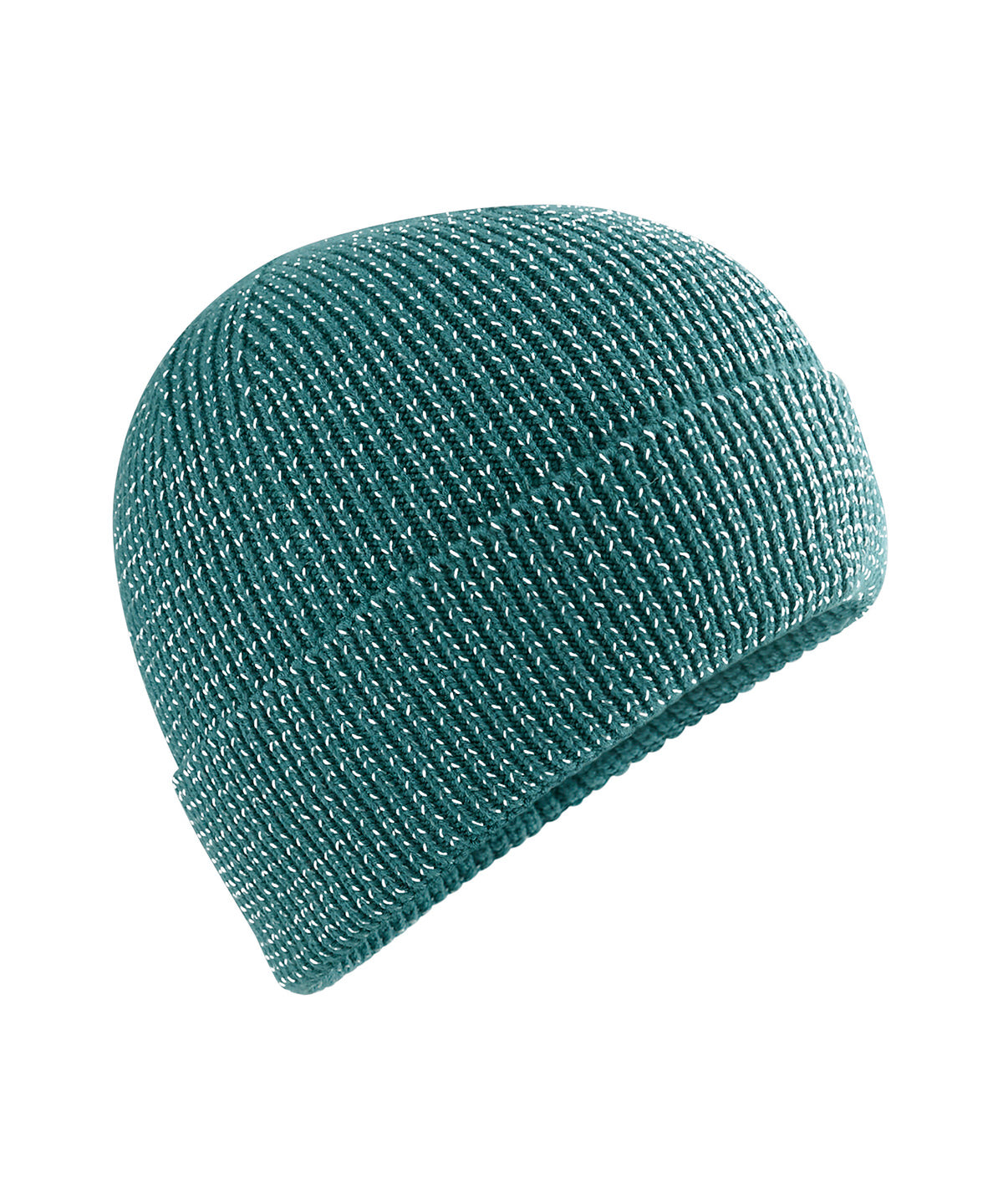 Beechfield B325R Streetlite reflective beanie in Marine Green