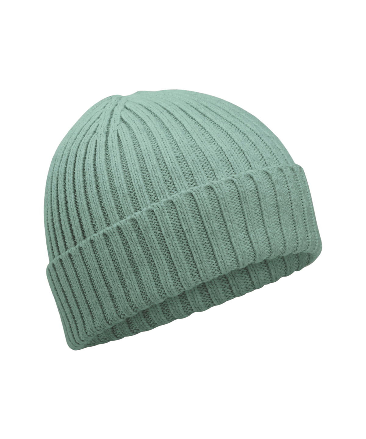 Beechfield B341B Organic cotton kids beanie in Dusty Green