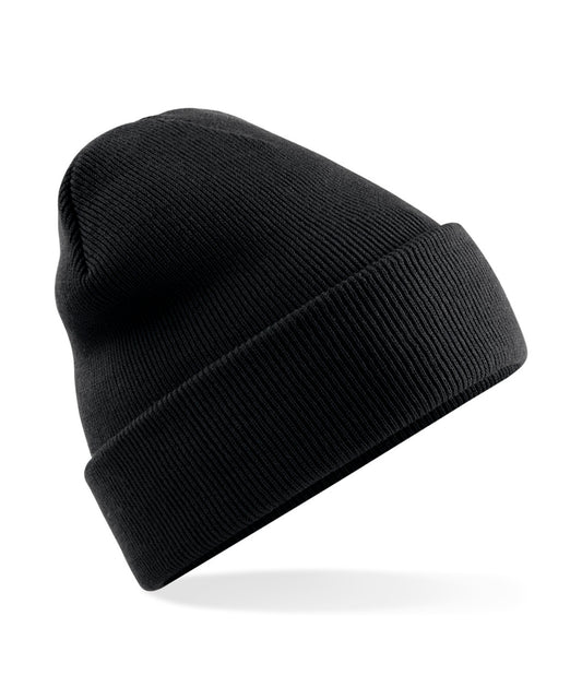 Beechfield B375R Polylana® original cuffed beanie in Black
