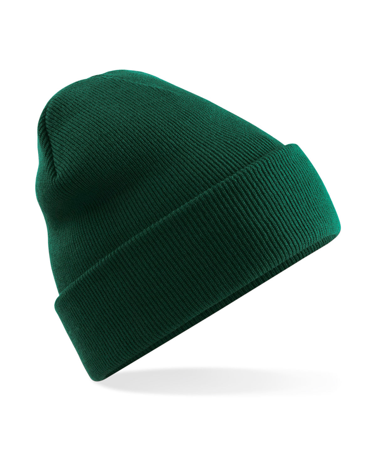 Beechfield B375R Polylana® original cuffed beanie in Bottle Green