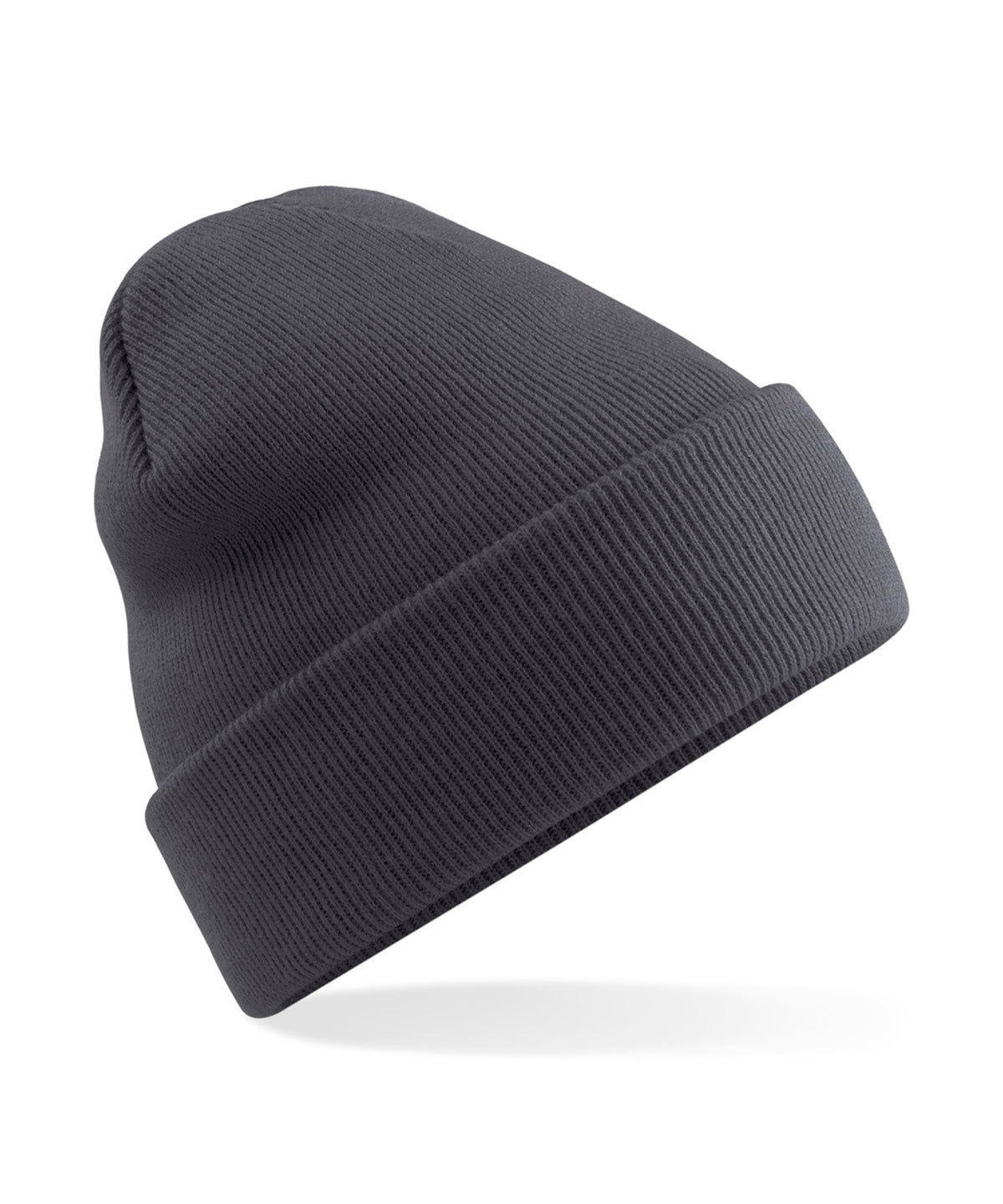 Beechfield B375R Polylana® original cuffed beanie in Graphite Grey