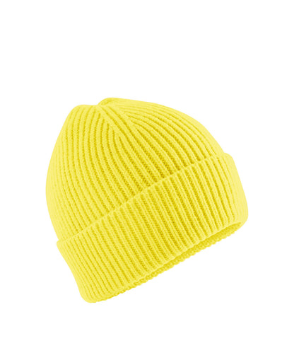 Beechfield B381B Kids fashion beanie in Lemon