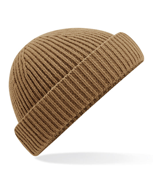 Beechfield B383R Harbour beanie in Biscuit
