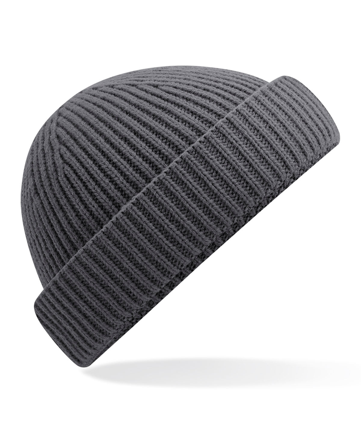 Beechfield B383R Harbour beanie in Graphite Grey