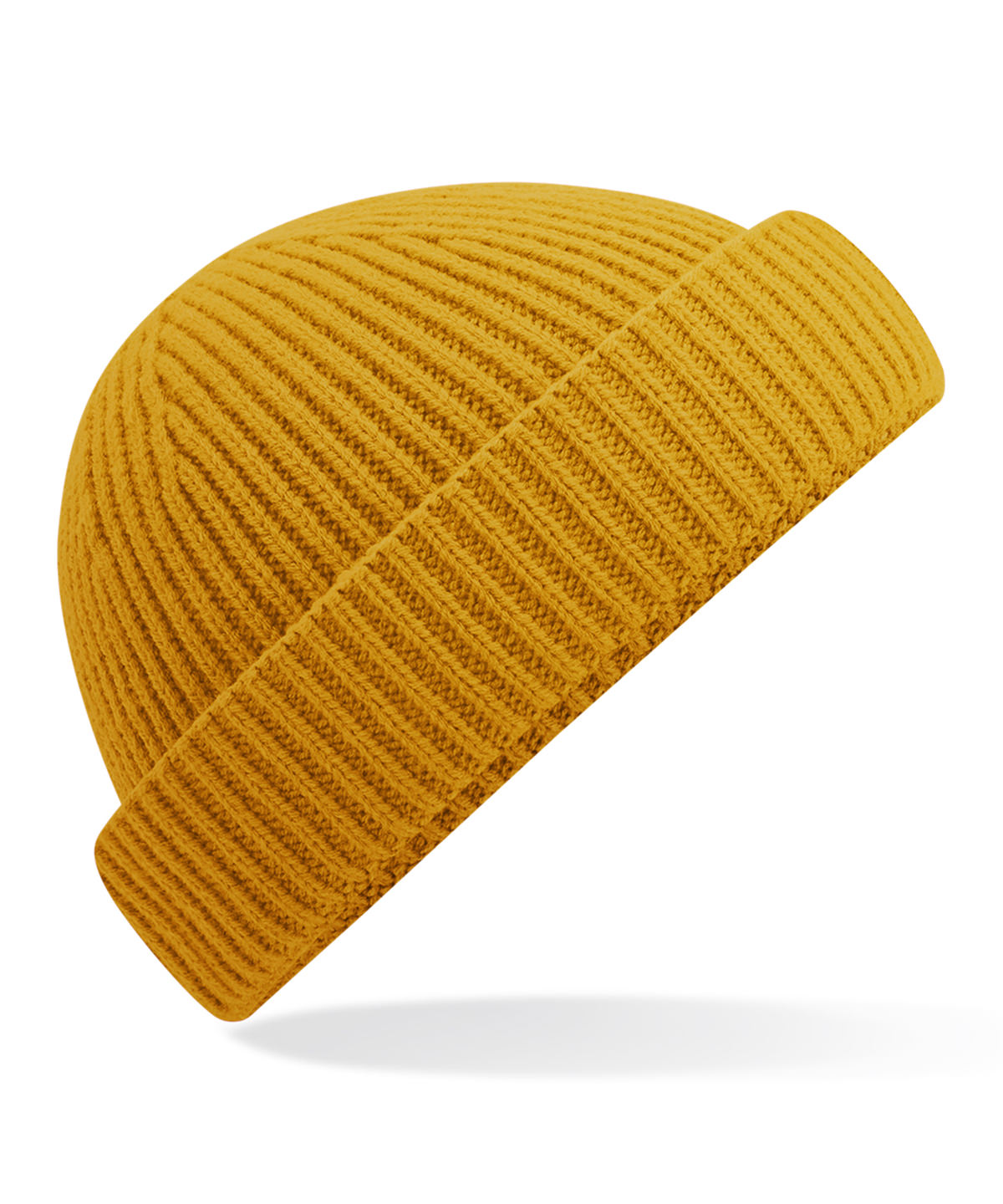 Beechfield B383R Harbour beanie in Mustard