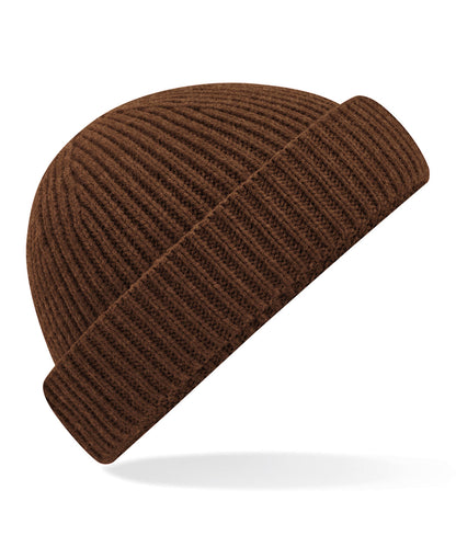 Beechfield B383R Harbour beanie in Walnut