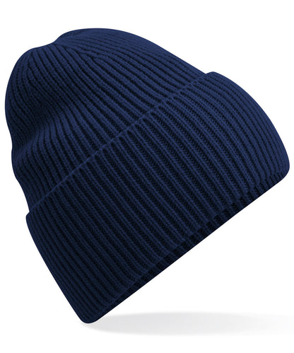 Beechfield B384R Oversized cuffed beanie in Oxford Navy