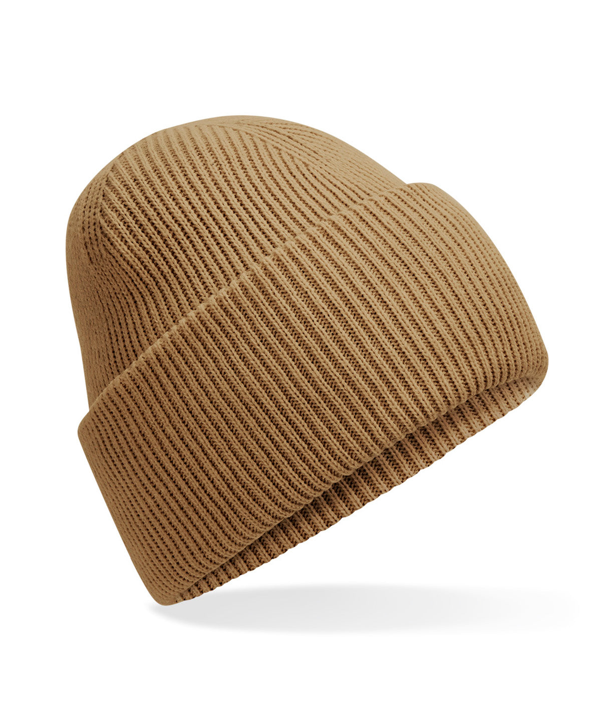 Beechfield B385R Classic engineered deep-cuffed beanie in Biscuit