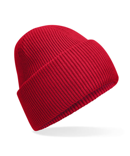 Beechfield B385R Classic engineered deep-cuffed beanie in Classic Red