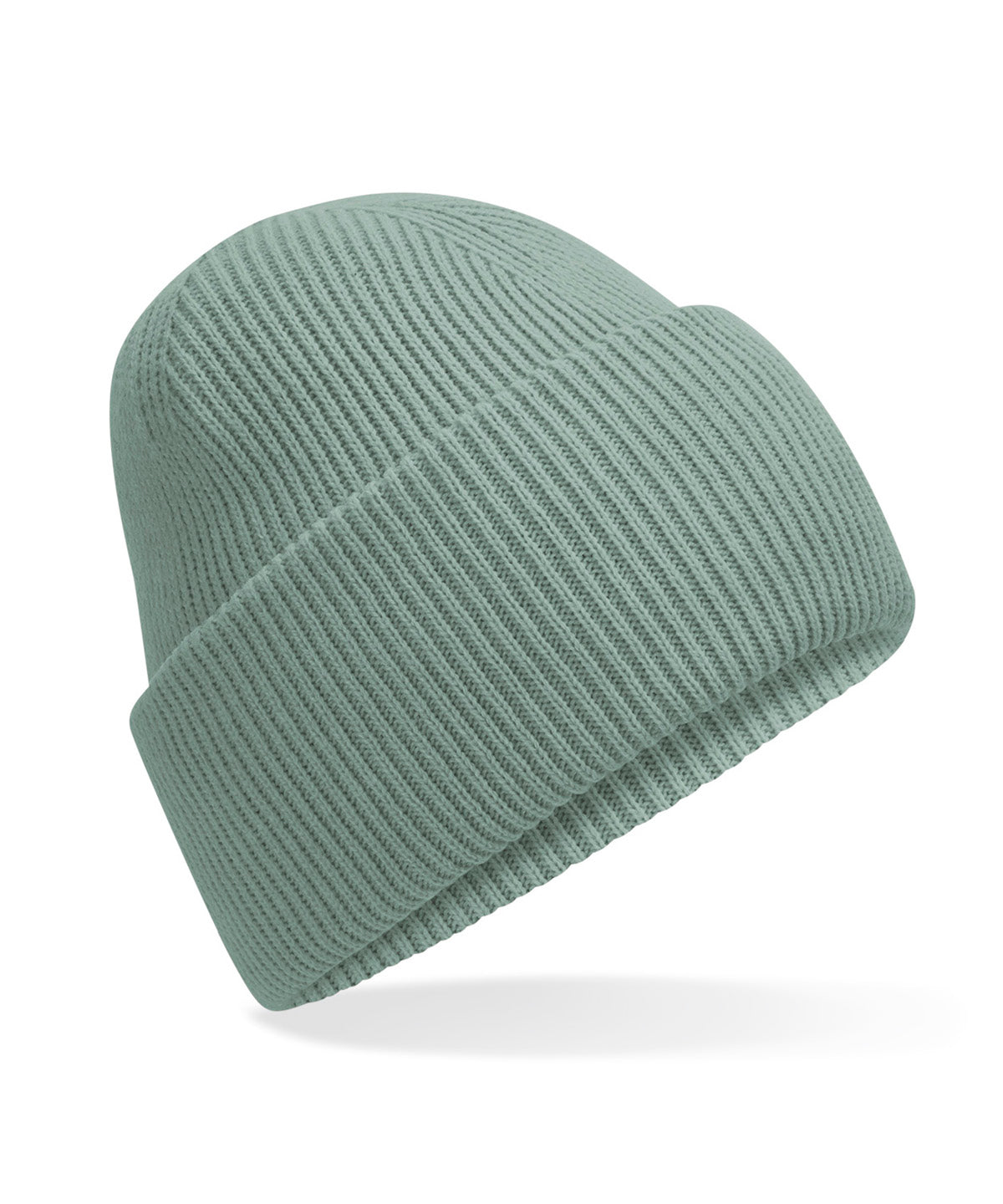 Beechfield B385R Classic engineered deep-cuffed beanie in Dusty Green