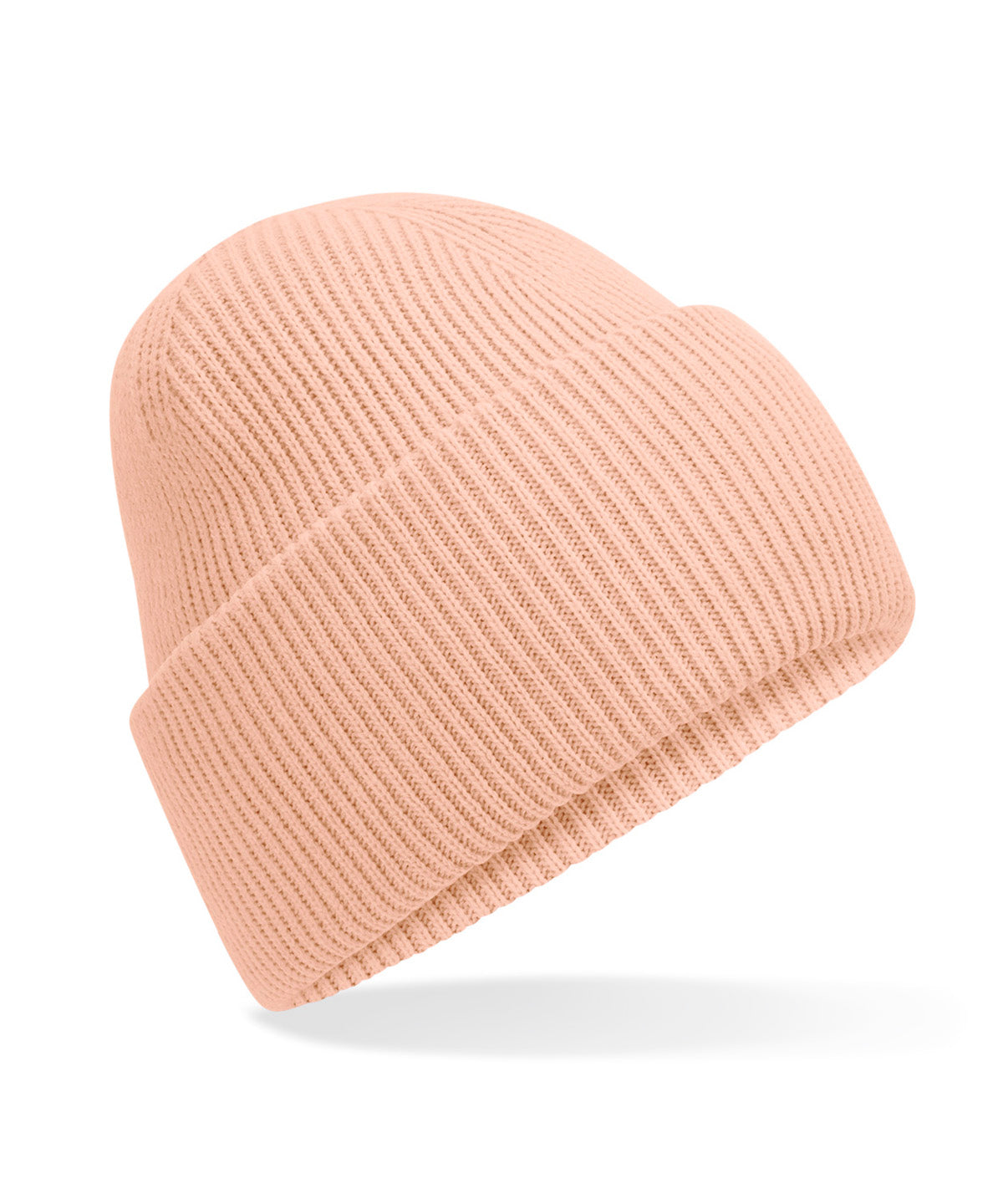 Beechfield B385R Classic engineered deep-cuffed beanie in Peach