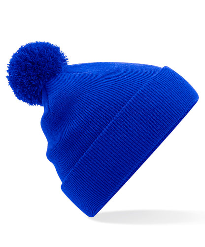 Beechfield B426B Junior original pom pom beanie in Bright Royal