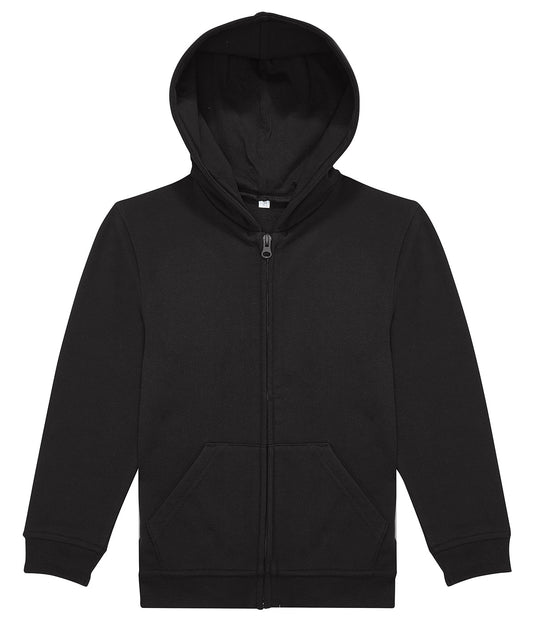 B&C Collection B432B B&C ID.334 zip hoodie /kids in Black