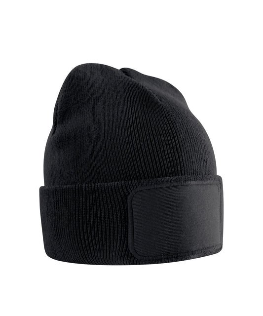Beechfield B445B Kids original patch beanie in Black