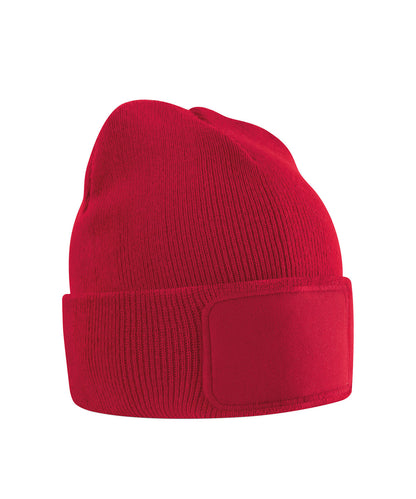 Beechfield B445B Kids original patch beanie in Classic Red