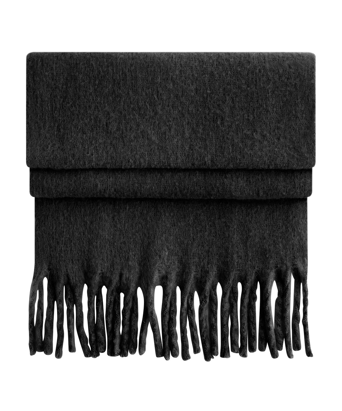 Beechfield B496R Fluffy scarf in Black